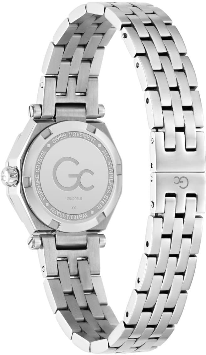 GC GC Horloge Z54006L9 Gleam Mini Staal Quartz Swiss Made met Zirkonia 25mm Zilver