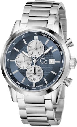 GC GC Horloge Z61005G7 Dress Staal Quartz Swiss made Chronograaf Zilver