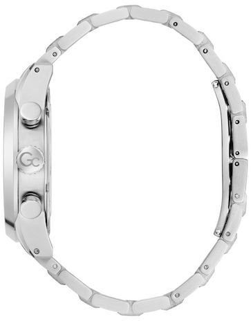 GC GC Horloge Z61005G7 Dress Staal Quartz Swiss made Chronograaf Zilver