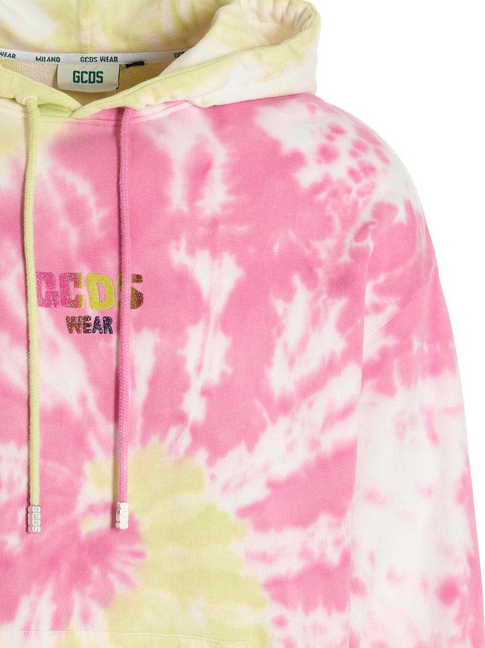 GCDS Multicolor Cotton Sweatshirt Grijs