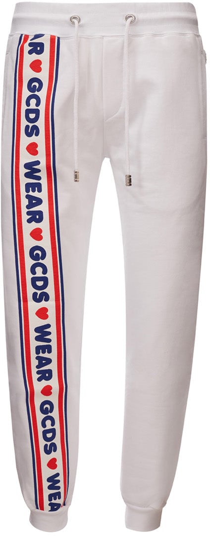 GCDS Sweatpants White Divers