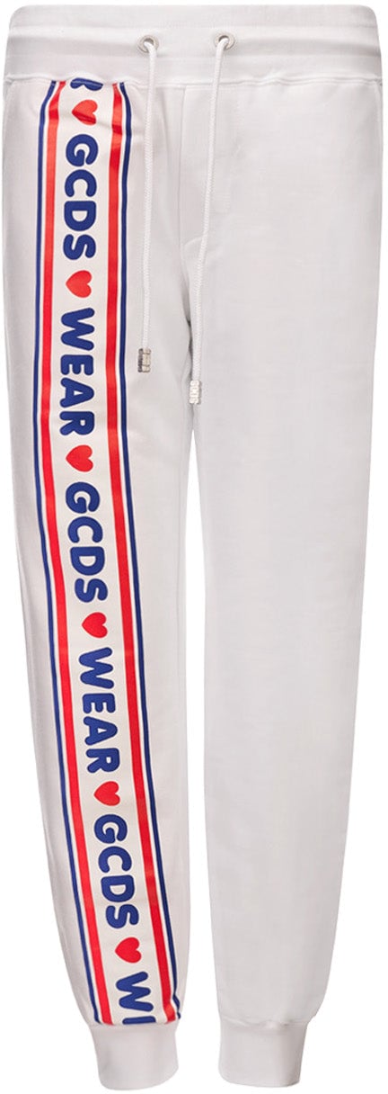 GCDS Sweatpants White Divers