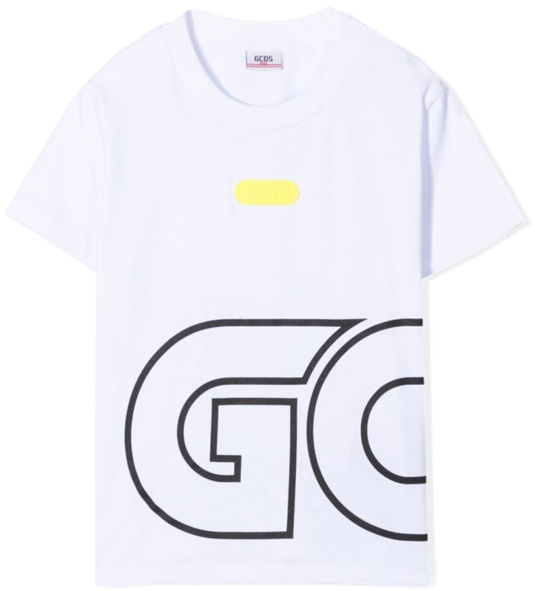 GCDS JERSEY T-SHIRT BOY Wit