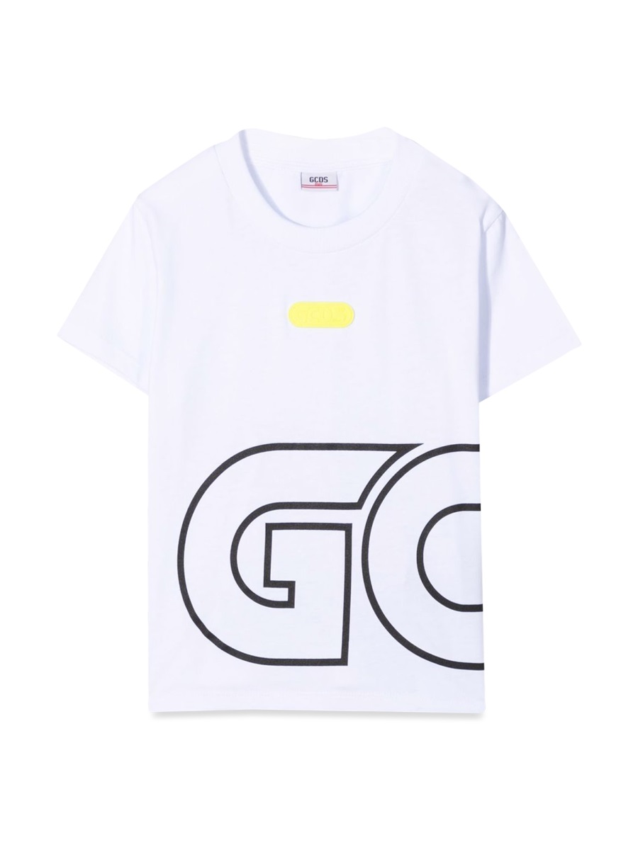GCDS JERSEY T-SHIRT BOY Wit