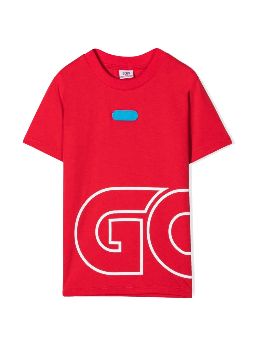 GCDS JERSEY T-SHIRT BOY Rood