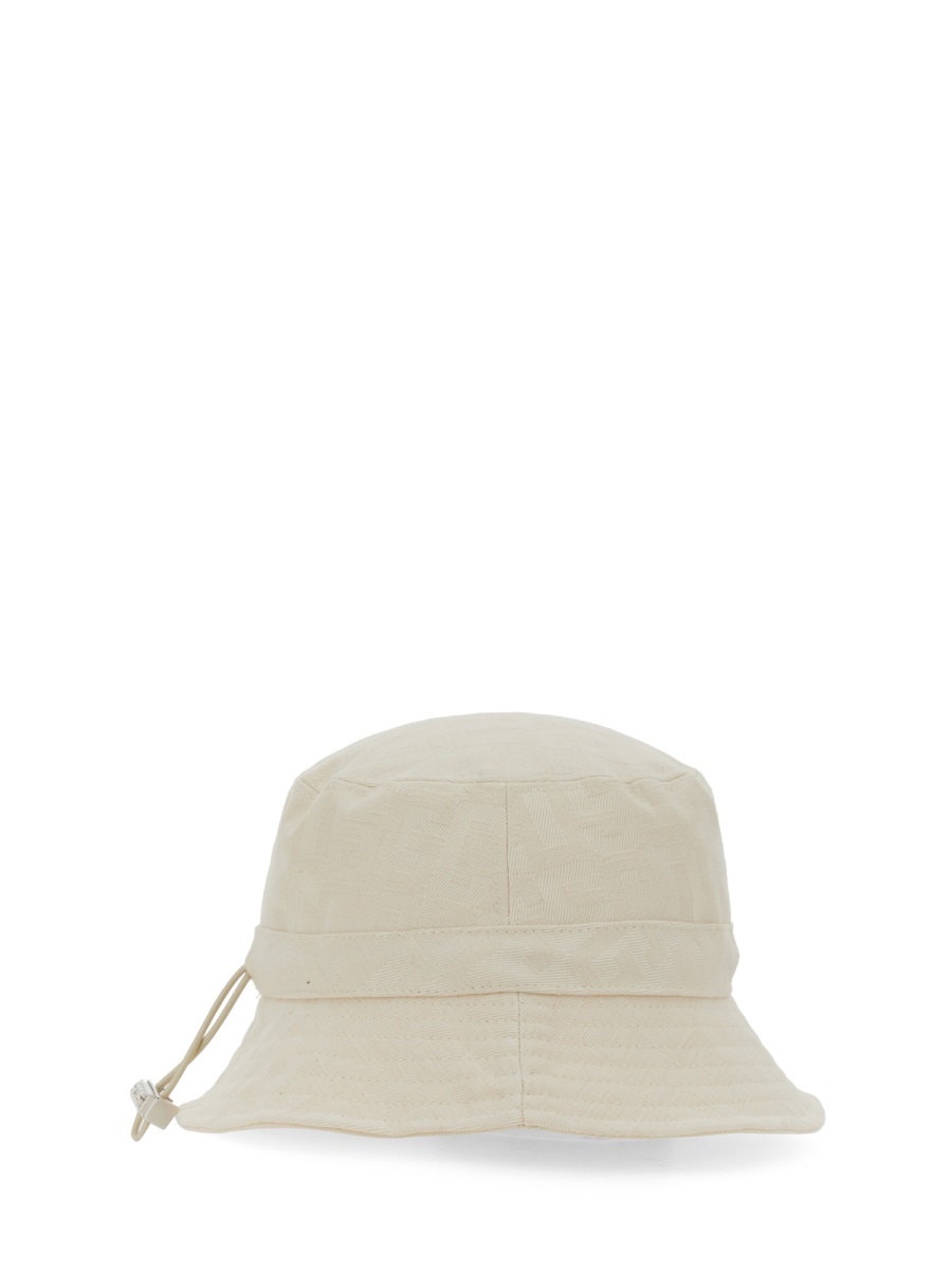 GCDS MONOGRAM BUCKET HAT Wit