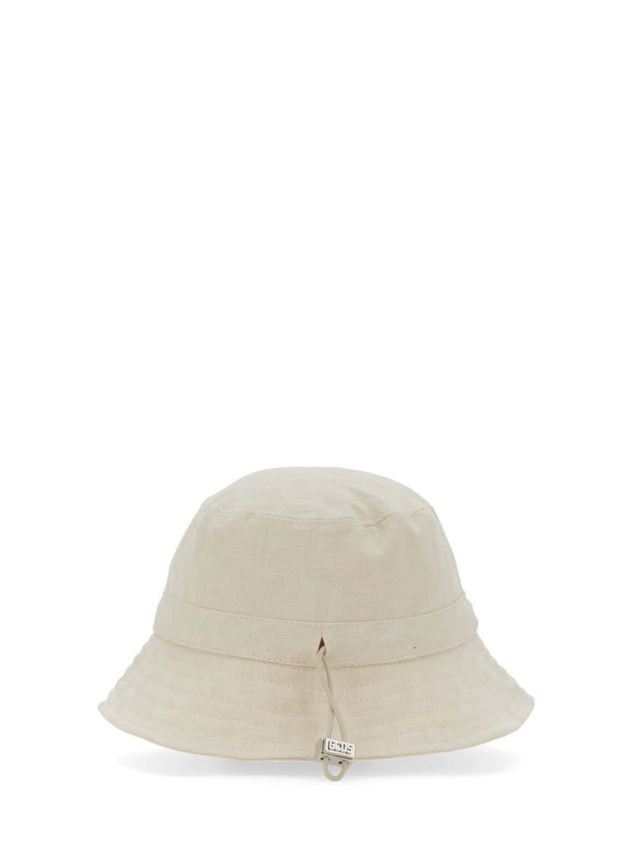 GCDS MONOGRAM BUCKET HAT Wit