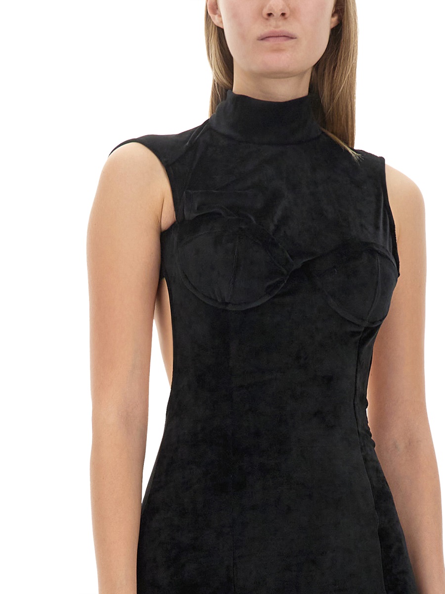 GCDS MINI DRESS Zwart