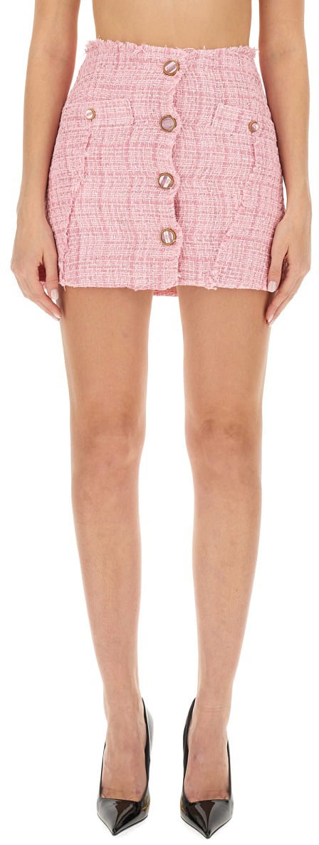 GCDS MINI SKIRT Roze