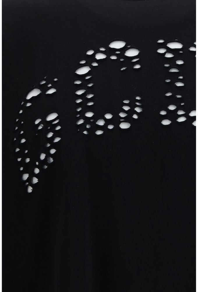 GCDS GCDS Black Cotton Sportswear Zwart