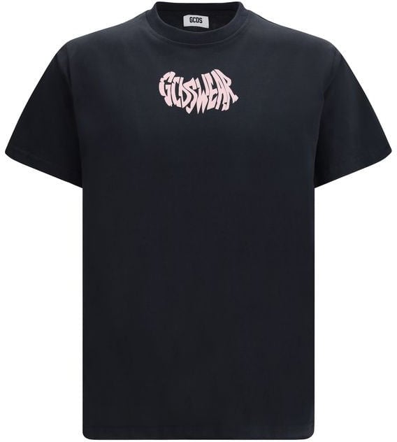 GCDS GCDS Gray Cotton T-Shirt Grijs