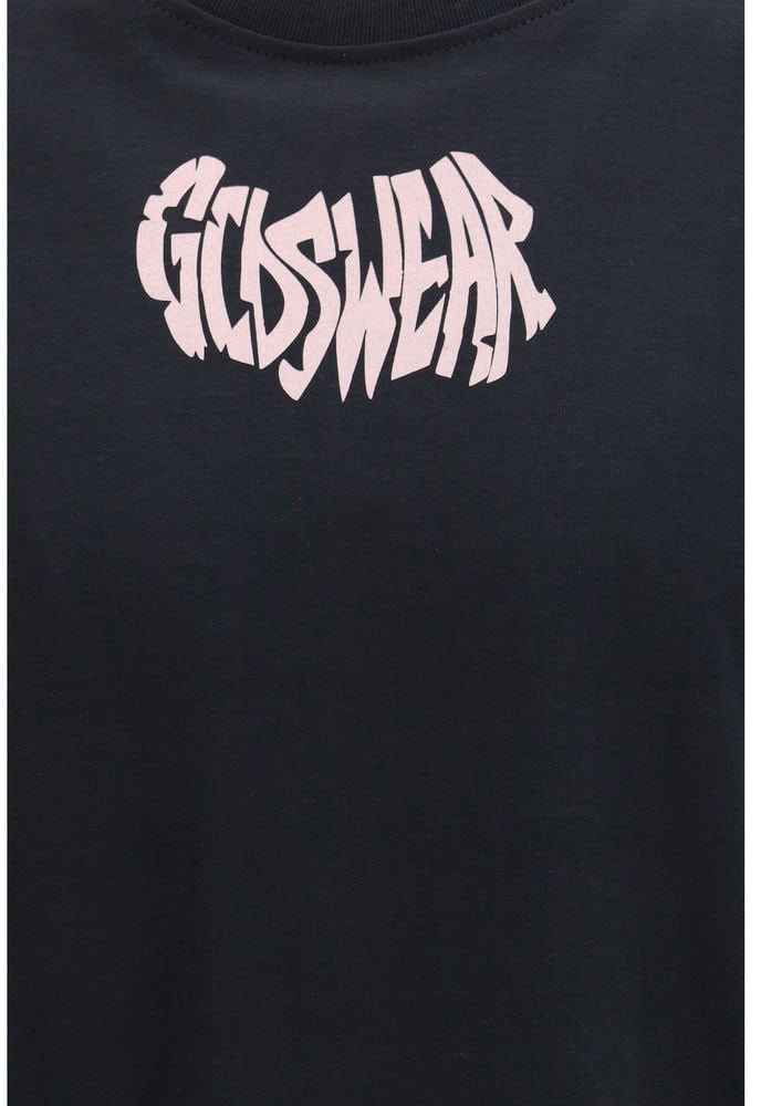 GCDS GCDS Gray Cotton T-Shirt Grijs