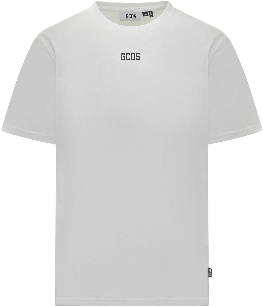 GCDS GCDS T-Shirt in Cotone con Logo Wit