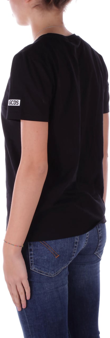 GCDS T-Shirts And Polos Black Zwart