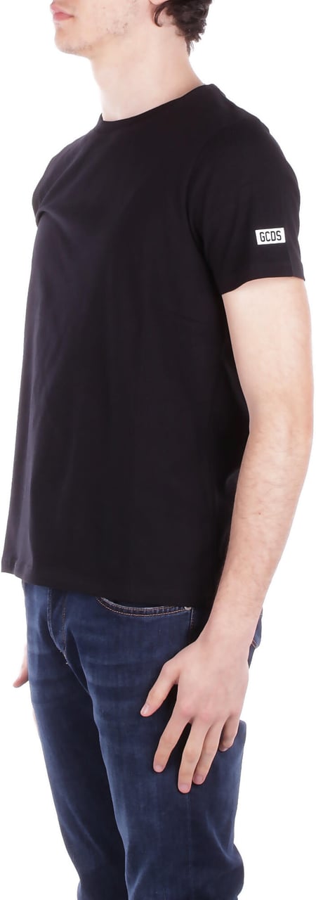 GCDS T-Shirts And Polos Black Zwart