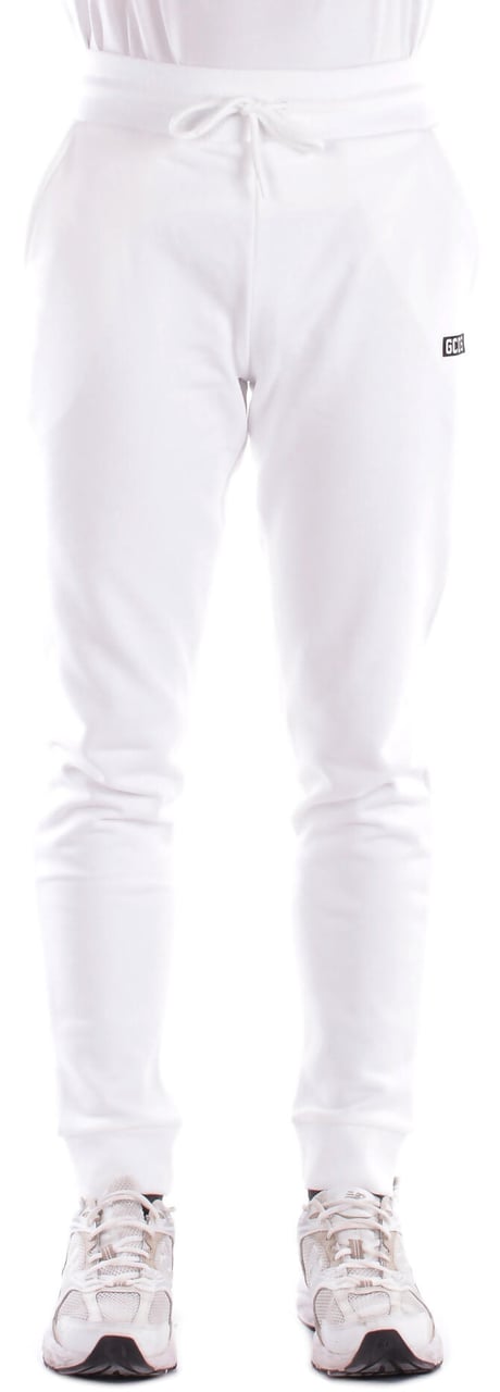GCDS Trousers White Wit