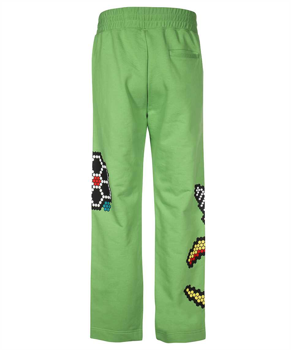GCDS Logo print sweatpants Groen