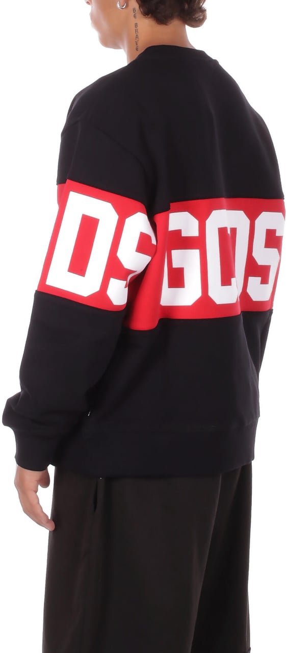 GCDS Sweaters Black Red White Zwart