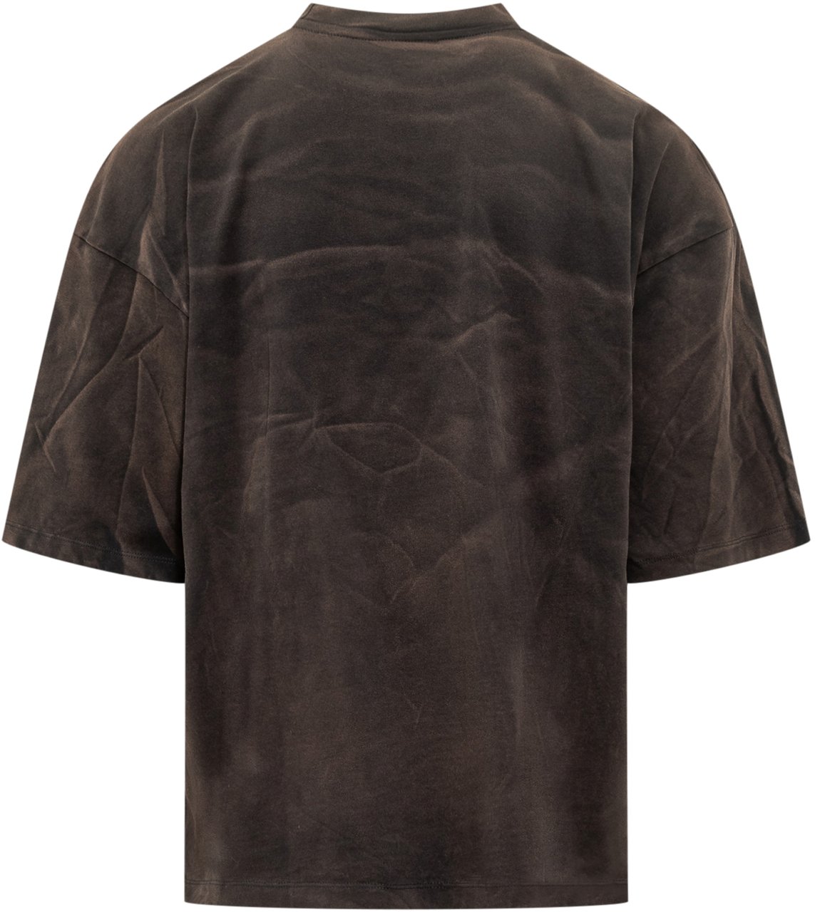 GCDS GCDS T-shirt Marrone con Stampa Ti Amo Bruin
