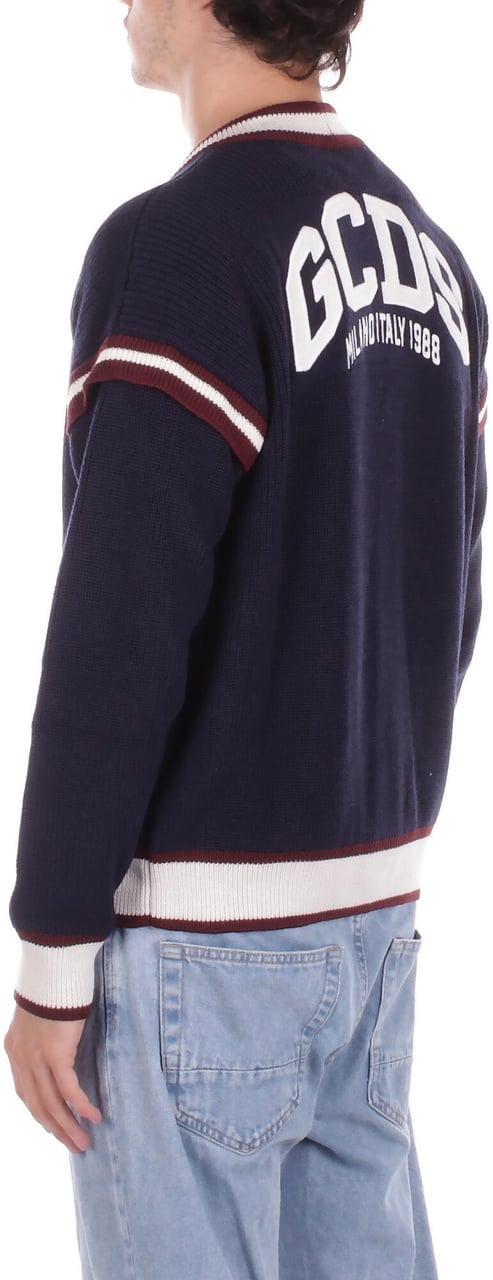 GCDS Sweaters Blue Blauw