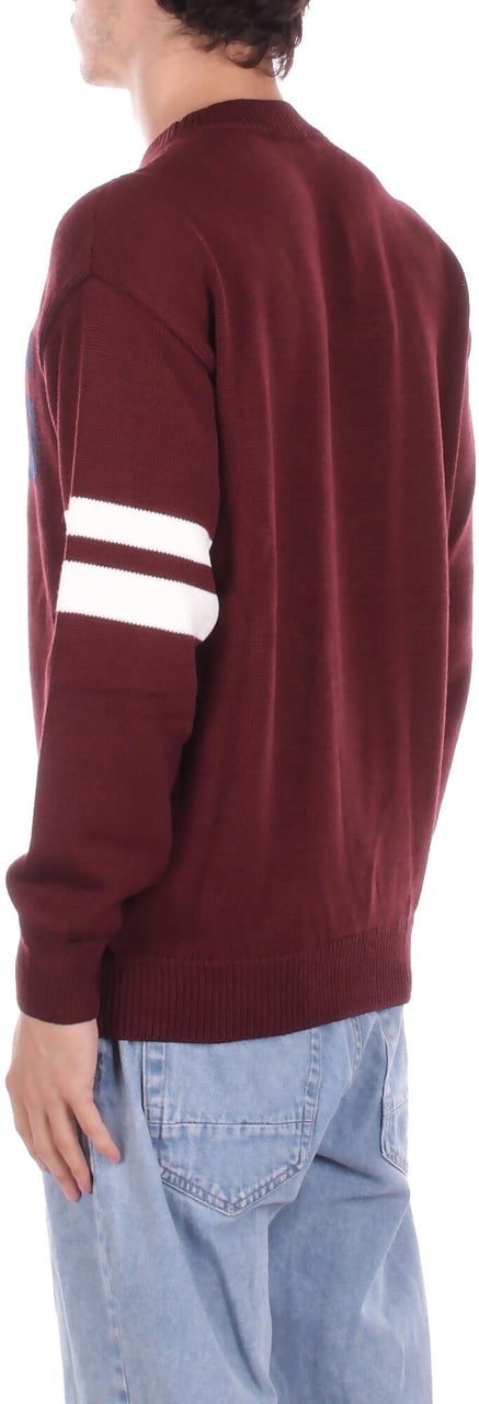 GCDS Sweaters Burgundi Rood