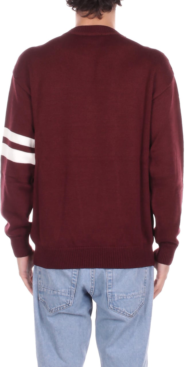 GCDS Sweaters Burgundi Maroon