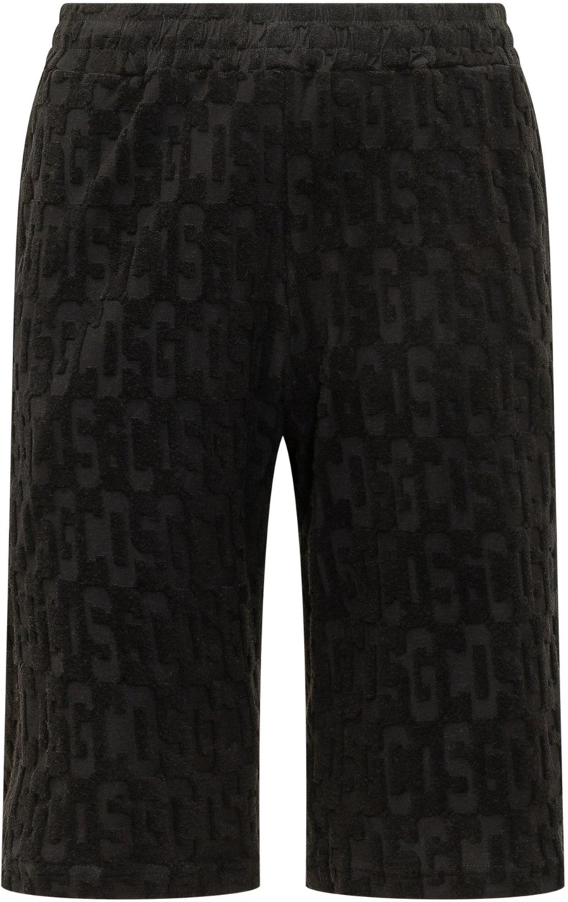 GCDS Bermuda Neri Monogram Zwart