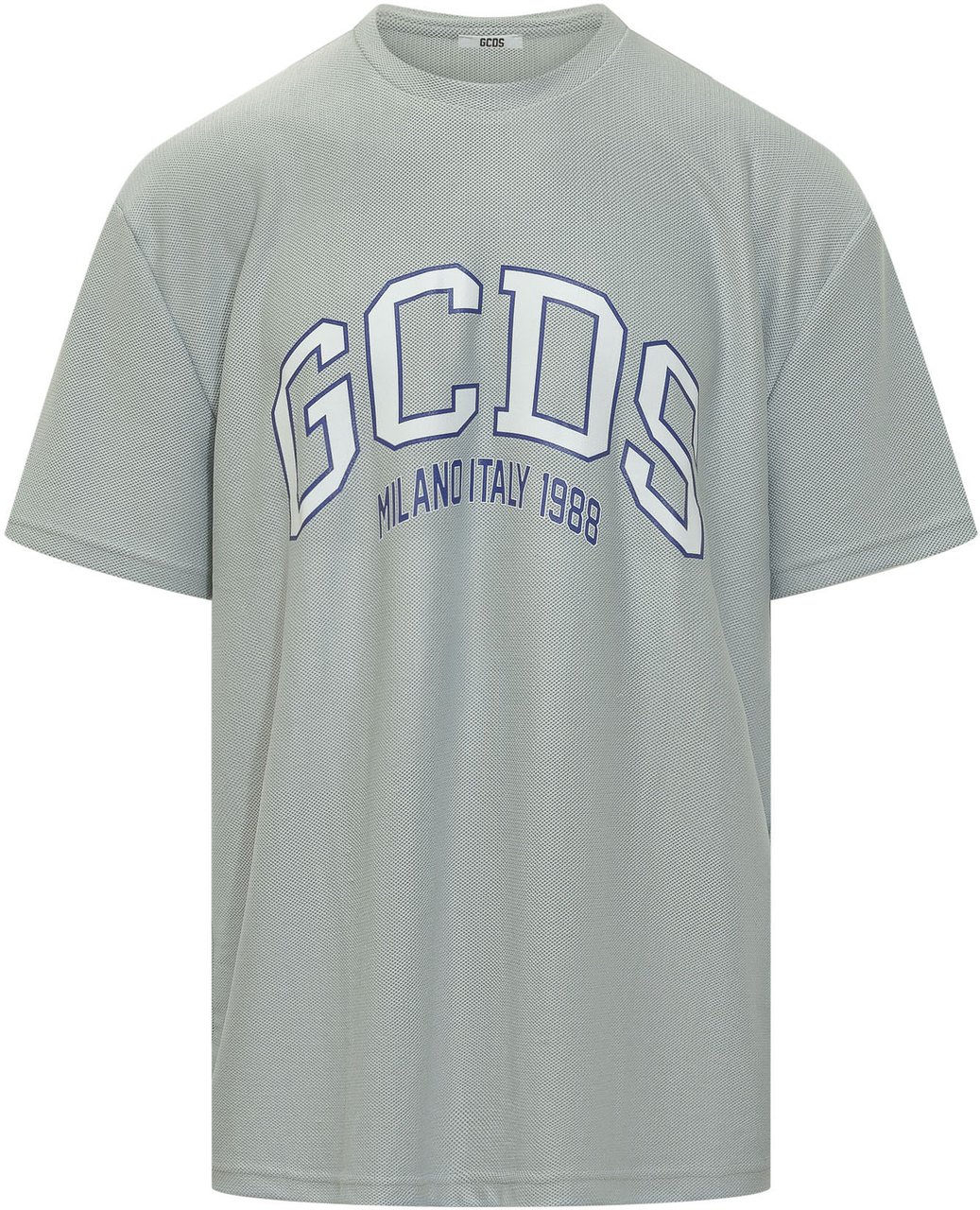 GCDS T-shirt con Logo Frontale Lichtgrijs