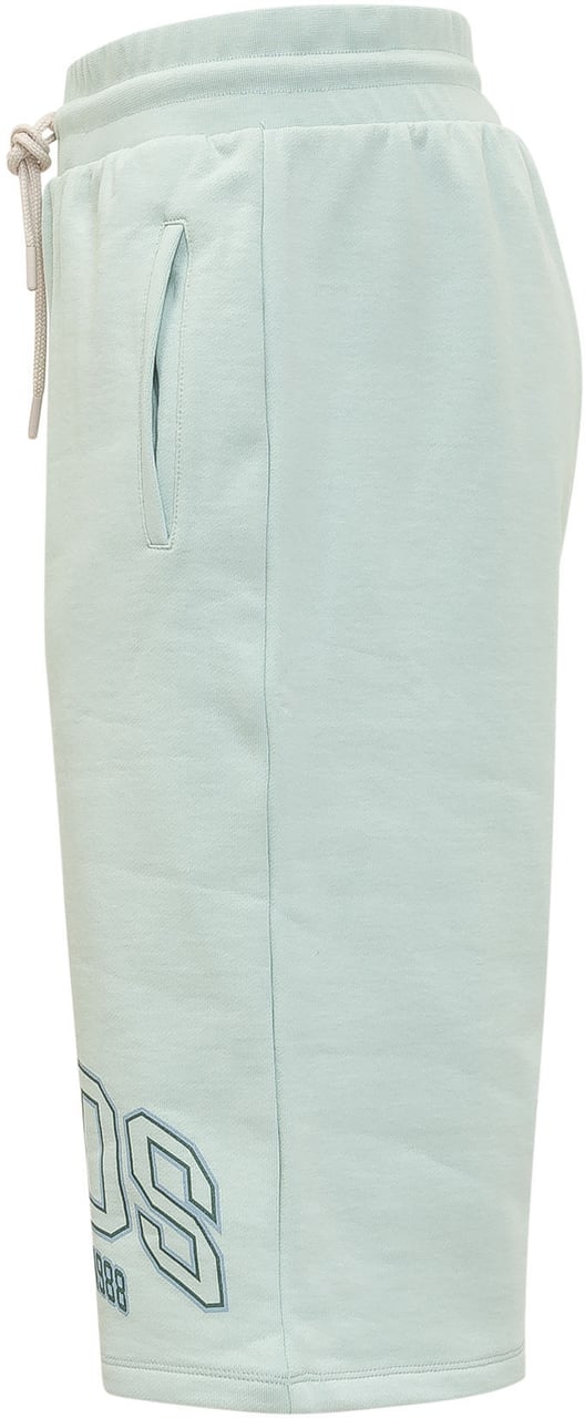 GCDS Shorts con Logo e Coulisse Lime