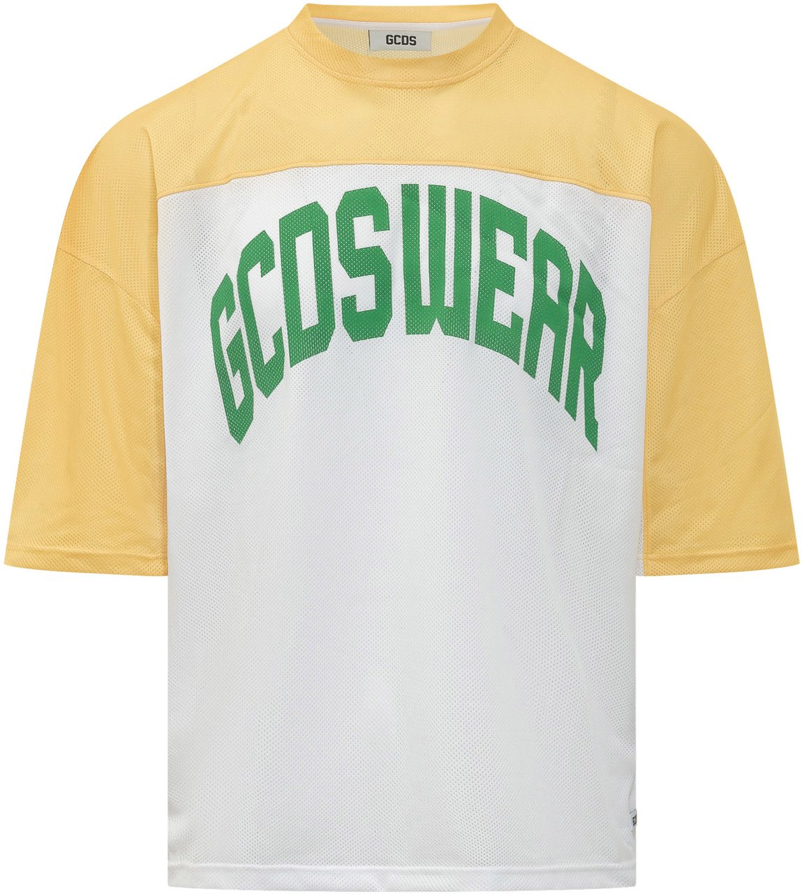 GCDS Sunset SS T-shirt con Stampa Frontale Wit