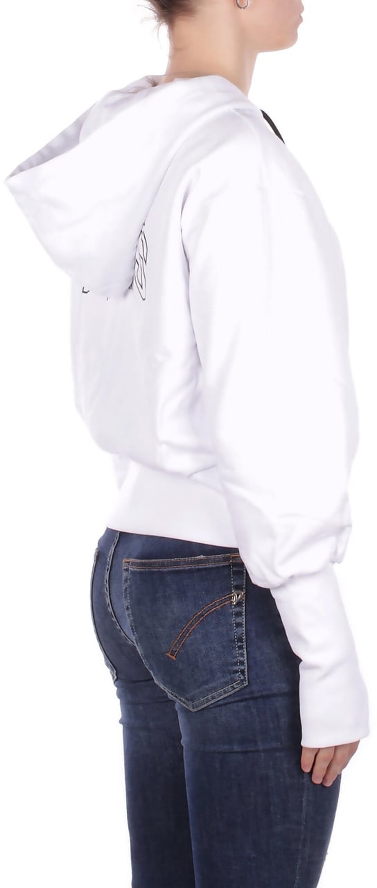 GCDS Sweaters White Black Wit