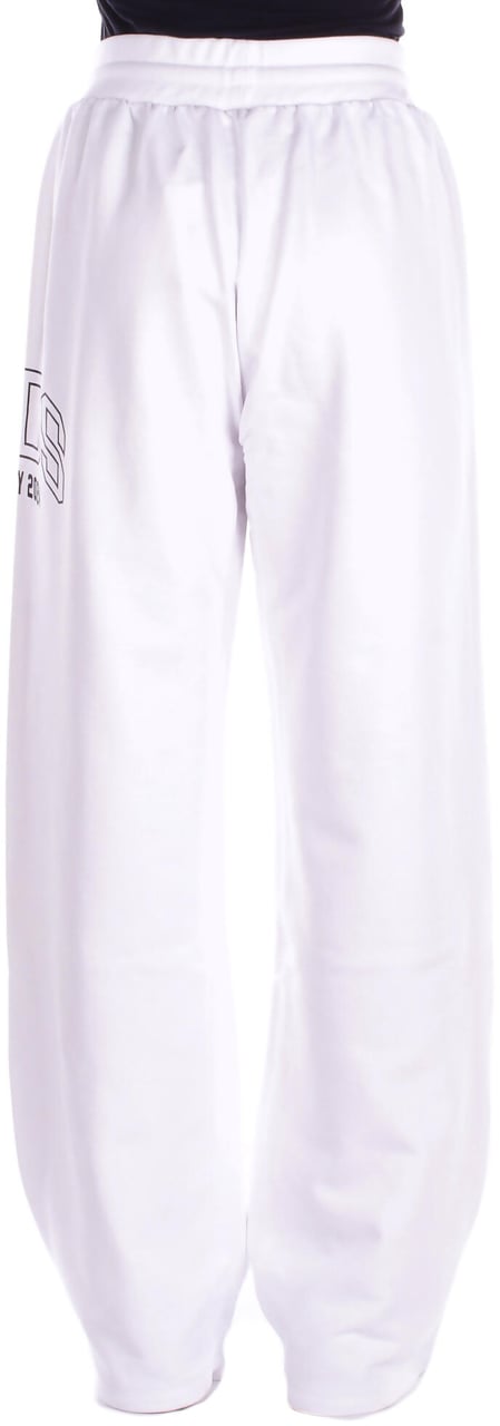 GCDS Trousers White Wit