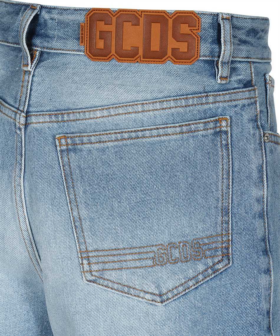 GCDS Denim bermuda shorts Blauw