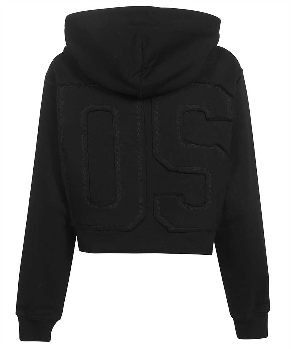 GCDS Hooded sweatshirt Zwart