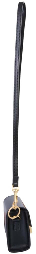 GCDS Compact Black Belt Bag Maroon