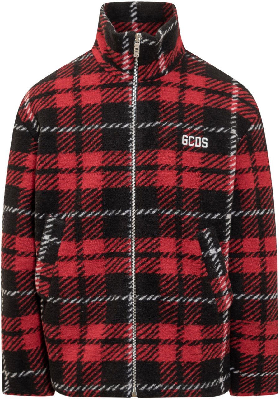 GCDS Giubbino Tartan Rood