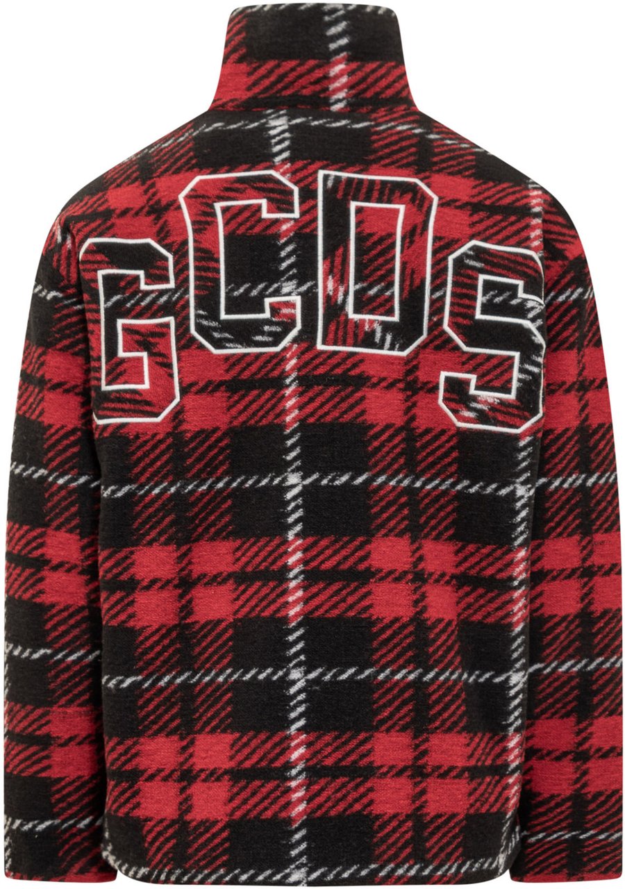 GCDS Giubbino Tartan Rood
