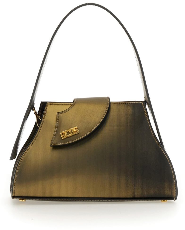 GCDS Small Comma Holographic Bag Groen