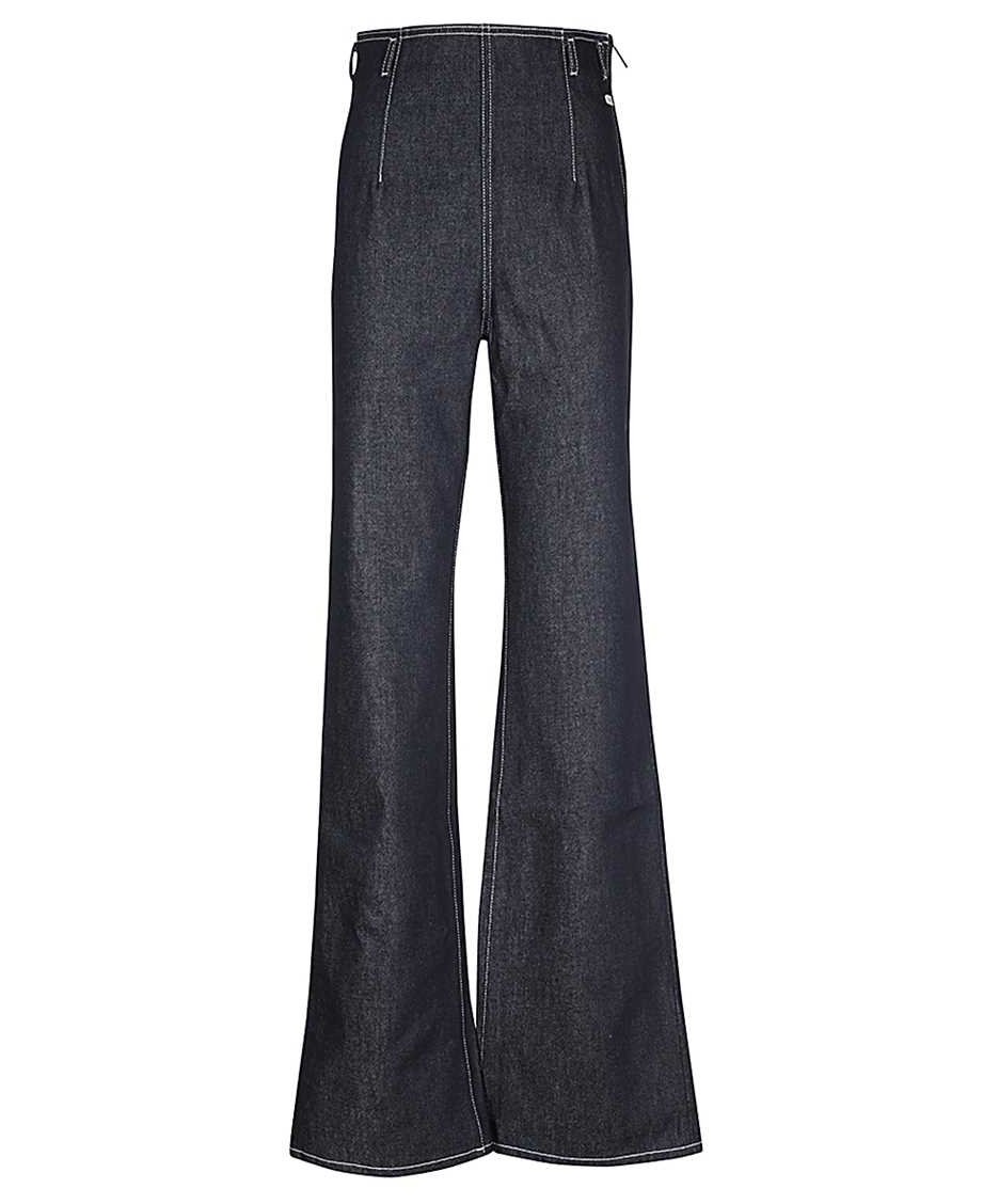 GCDS Wide-leg jeans Blauw