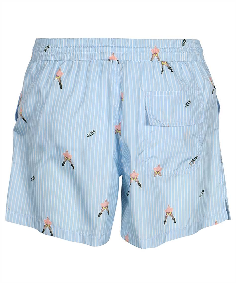 GCDS Swim shorts Lichtblauw
