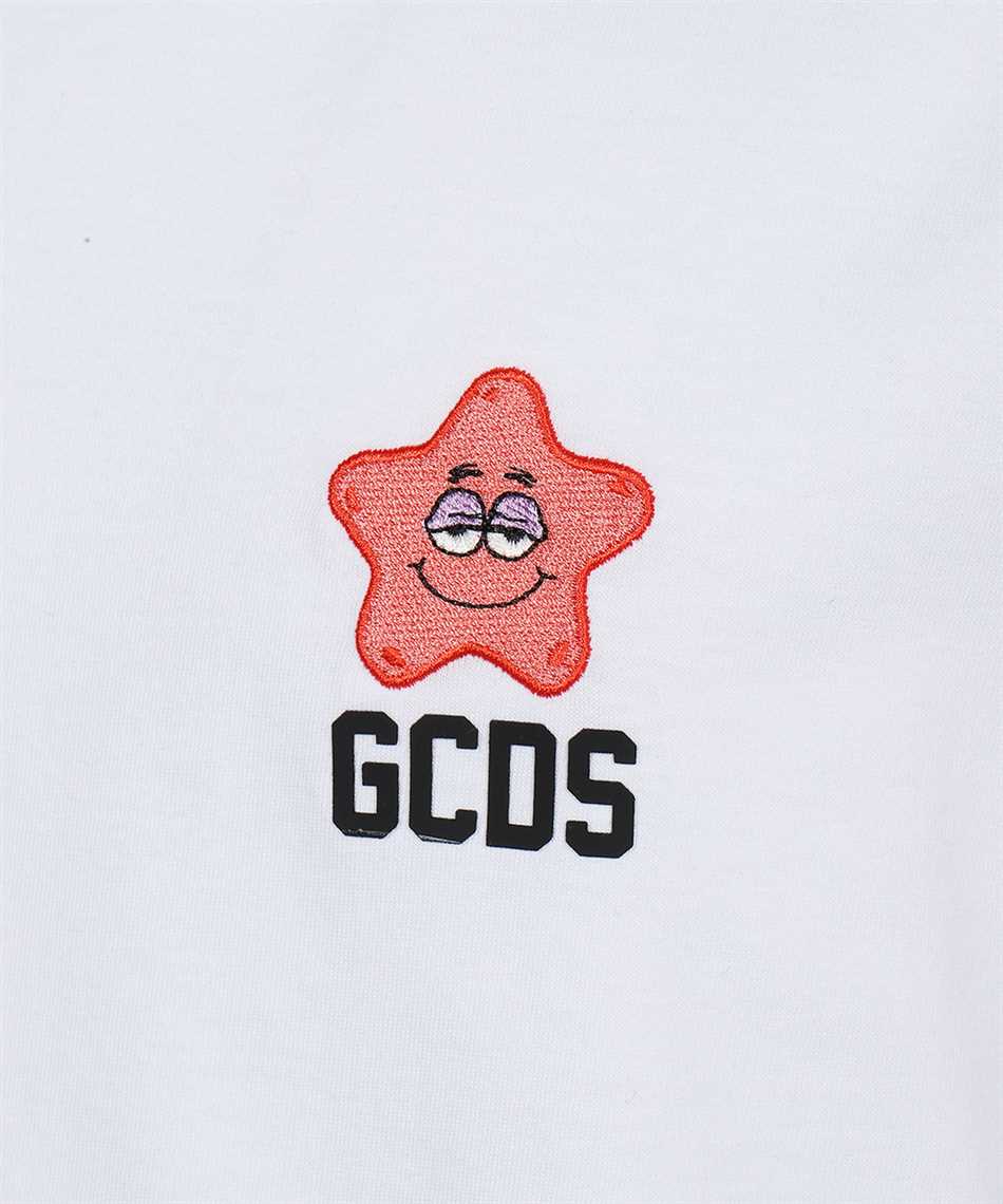 GCDS Cotton T-shirt Wit
