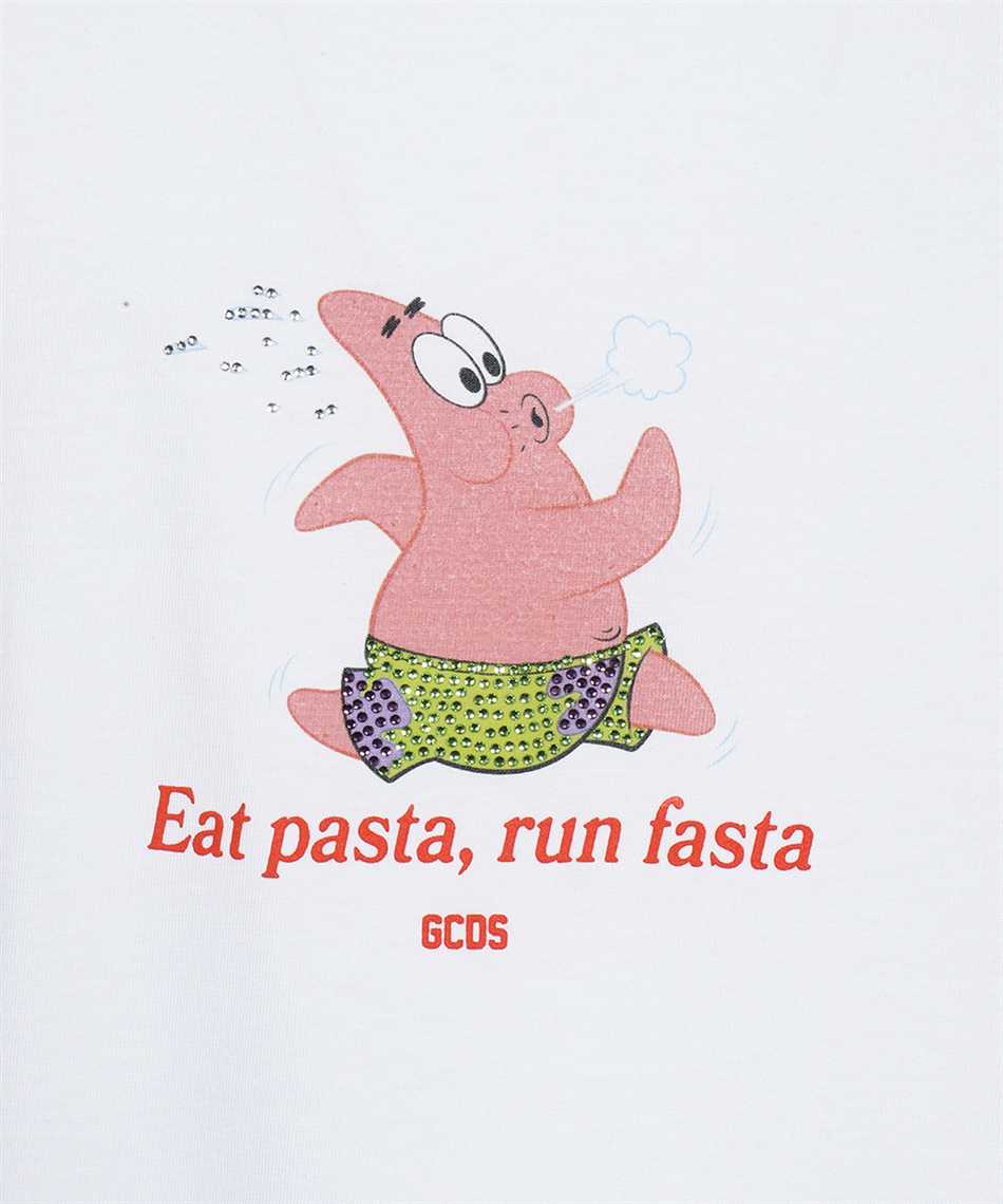 GCDS Cotton T-shirt Wit