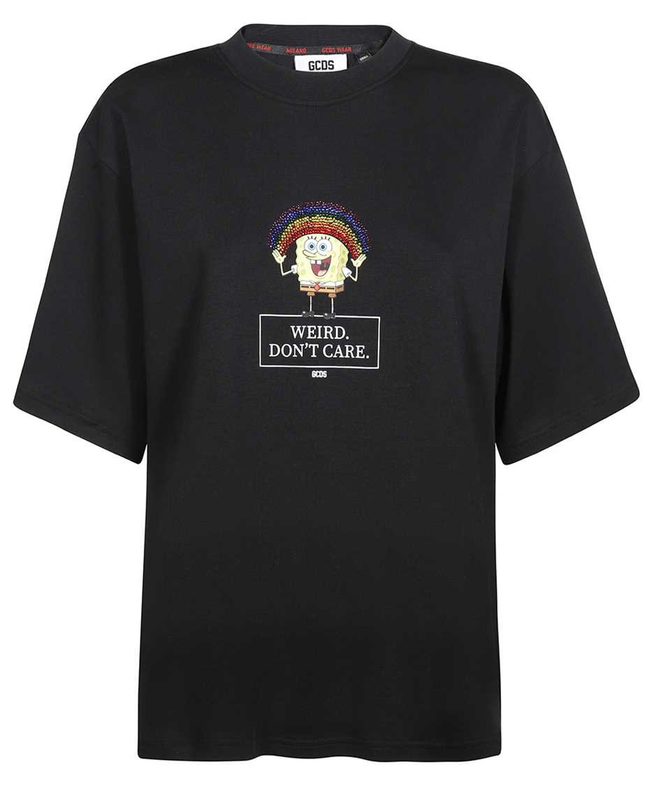 GCDS Cotton T-shirt Zwart