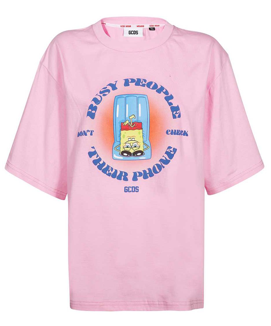 GCDS Cotton T-shirt Roze