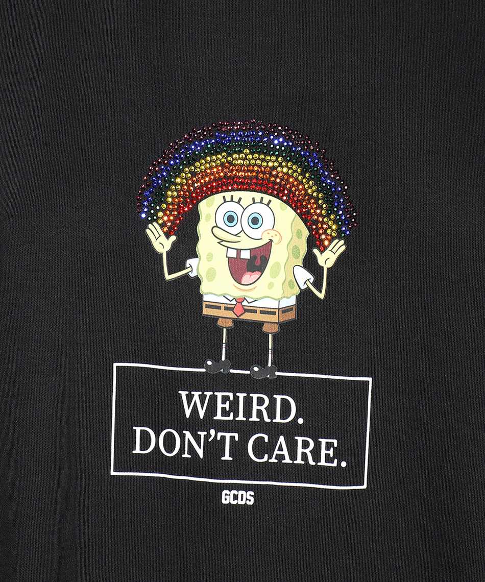 GCDS Cotton T-shirt Zwart