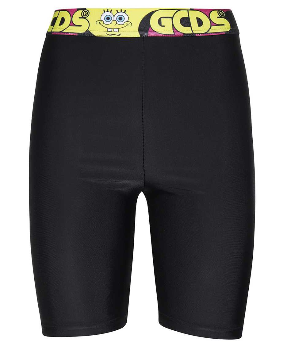 GCDS Logo print shorts Zwart