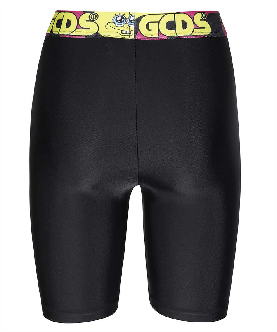 GCDS Logo print shorts Zwart