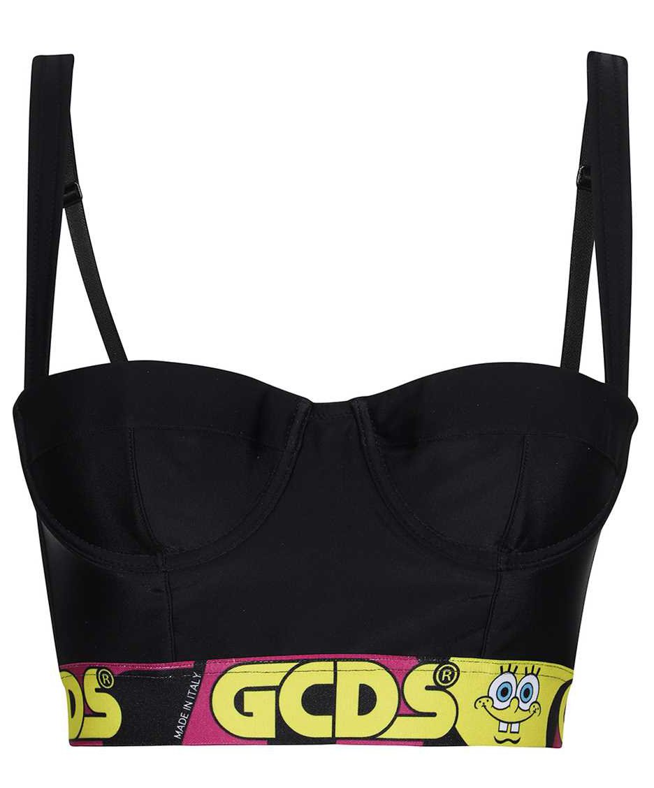 GCDS Balconette bra Zwart