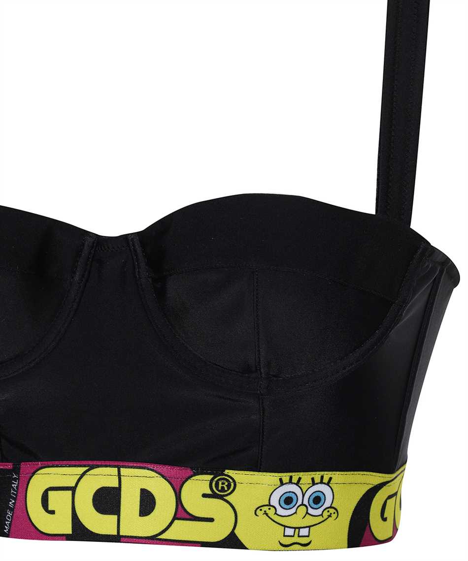 GCDS Balconette bra Zwart
