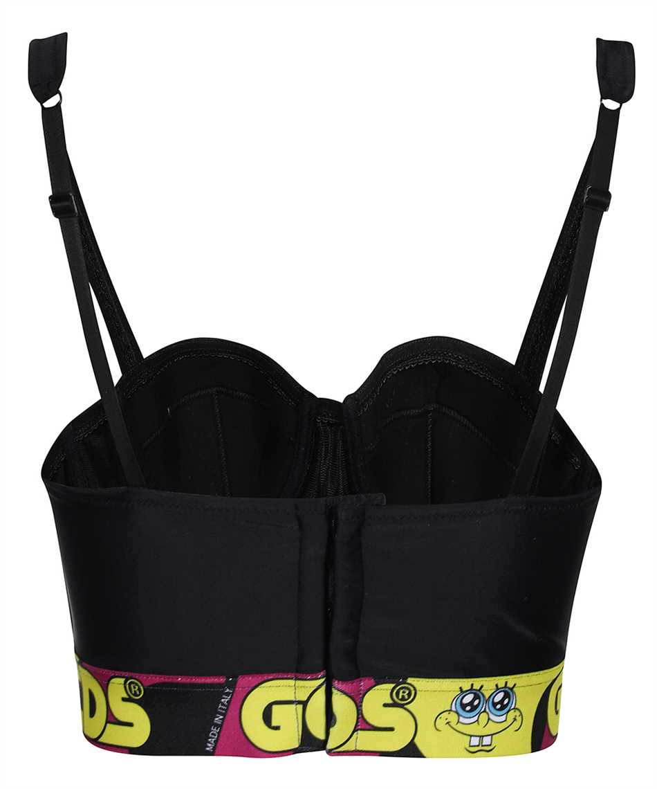 GCDS Balconette bra Zwart